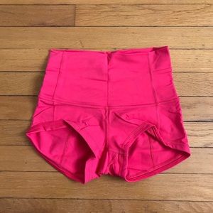 Lululemon high waisted shorts